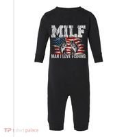 MILF Man I Love Fishing Infant Fleece One Piece thumb 0