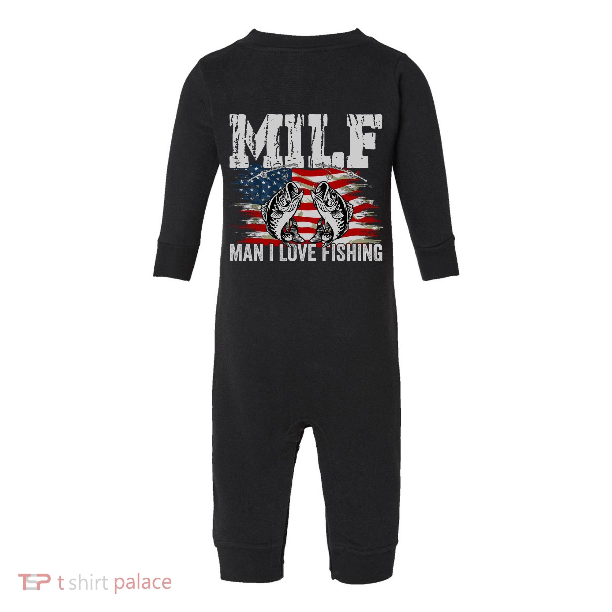 MILF Man I Love Fishing Infant Fleece One Piece