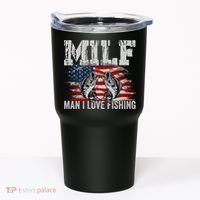 MILF Man I Love Fishing Tumbler thumb 0