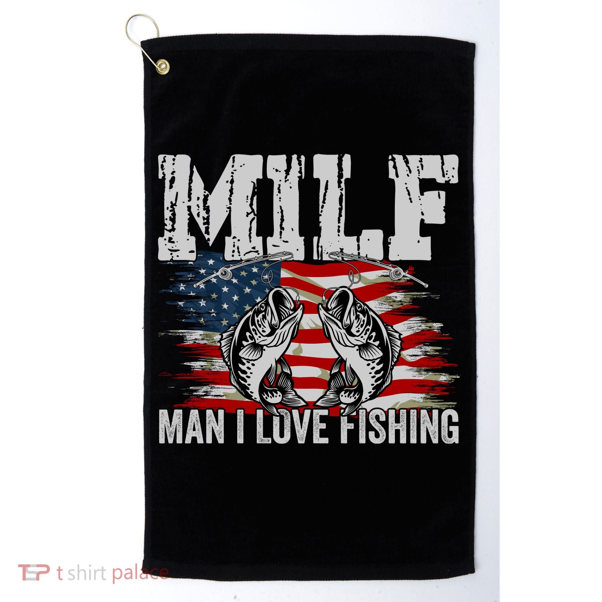 MILF Man I Love Fishing Golf Towel