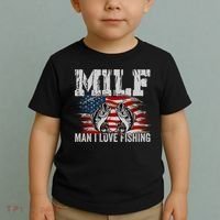 MILF Man I Love Fishing Toddler T-Shirt thumb 2