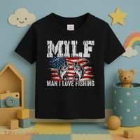 MILF Man I Love Fishing Toddler T-Shirt thumb 3