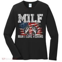 MILF Man I Love Fishing Women's Long Sleeve Shirt thumb 0