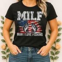 MILF Man I Love Fishing Women's T-Shirt thumb 2