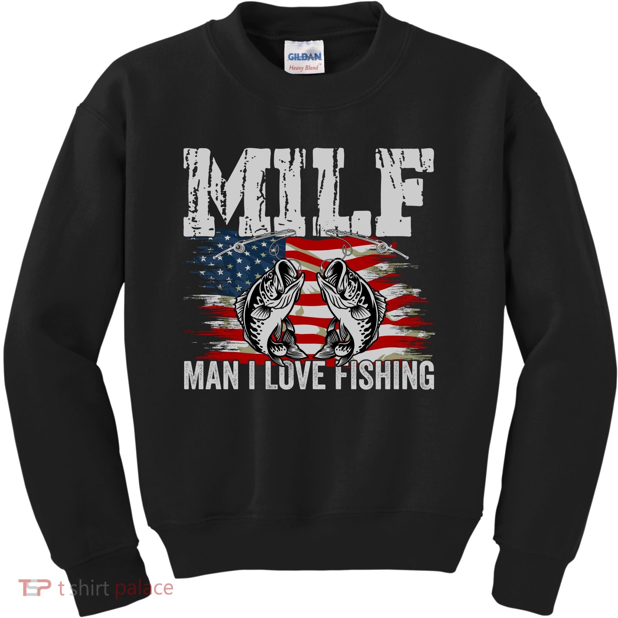 MILF Man I Love Fishing Kids Sweatshirt