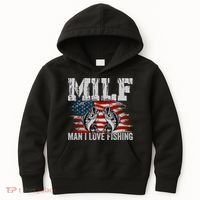 MILF Man I Love Fishing Kids Hoodie thumb 0