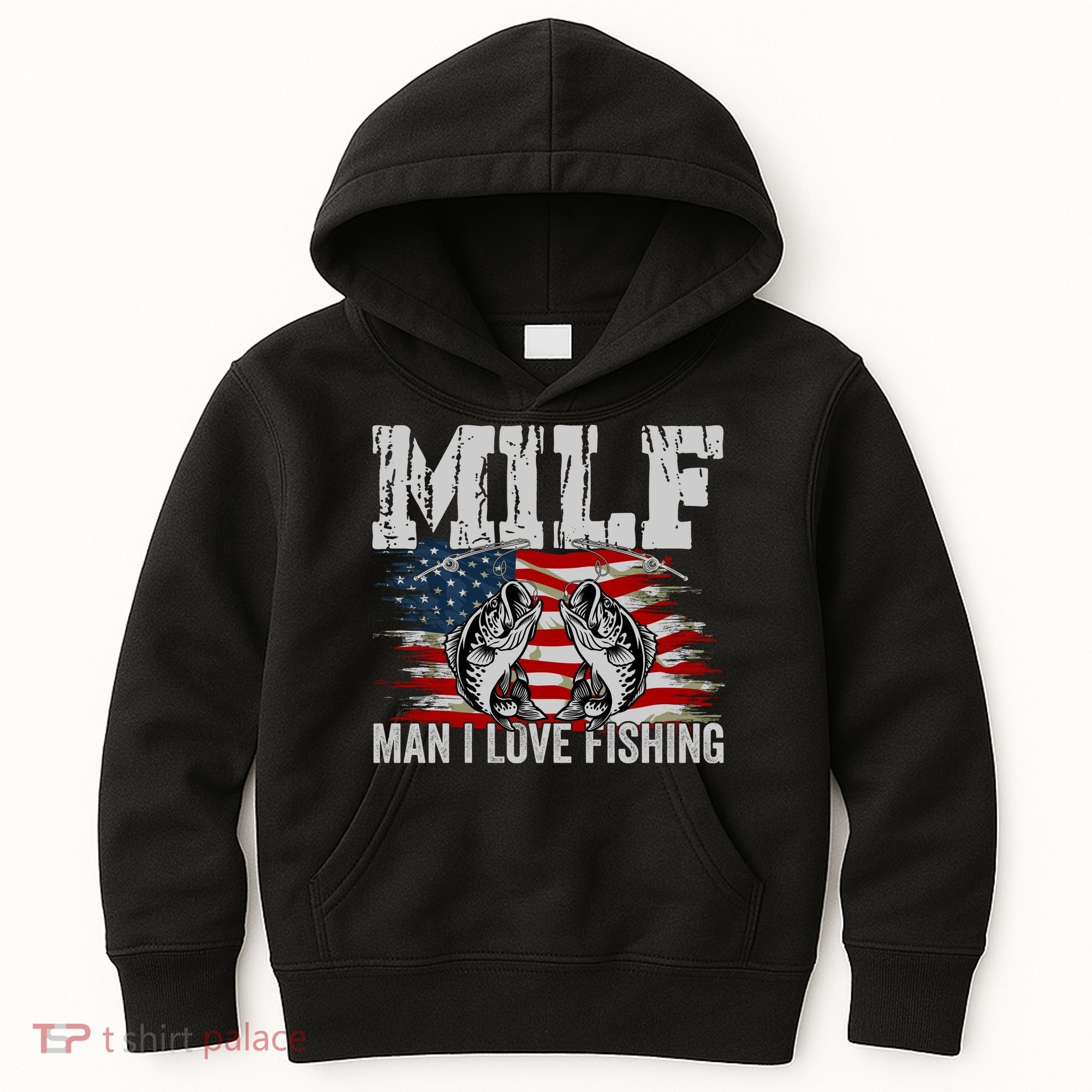 MILF Man I Love Fishing Kids Hoodie