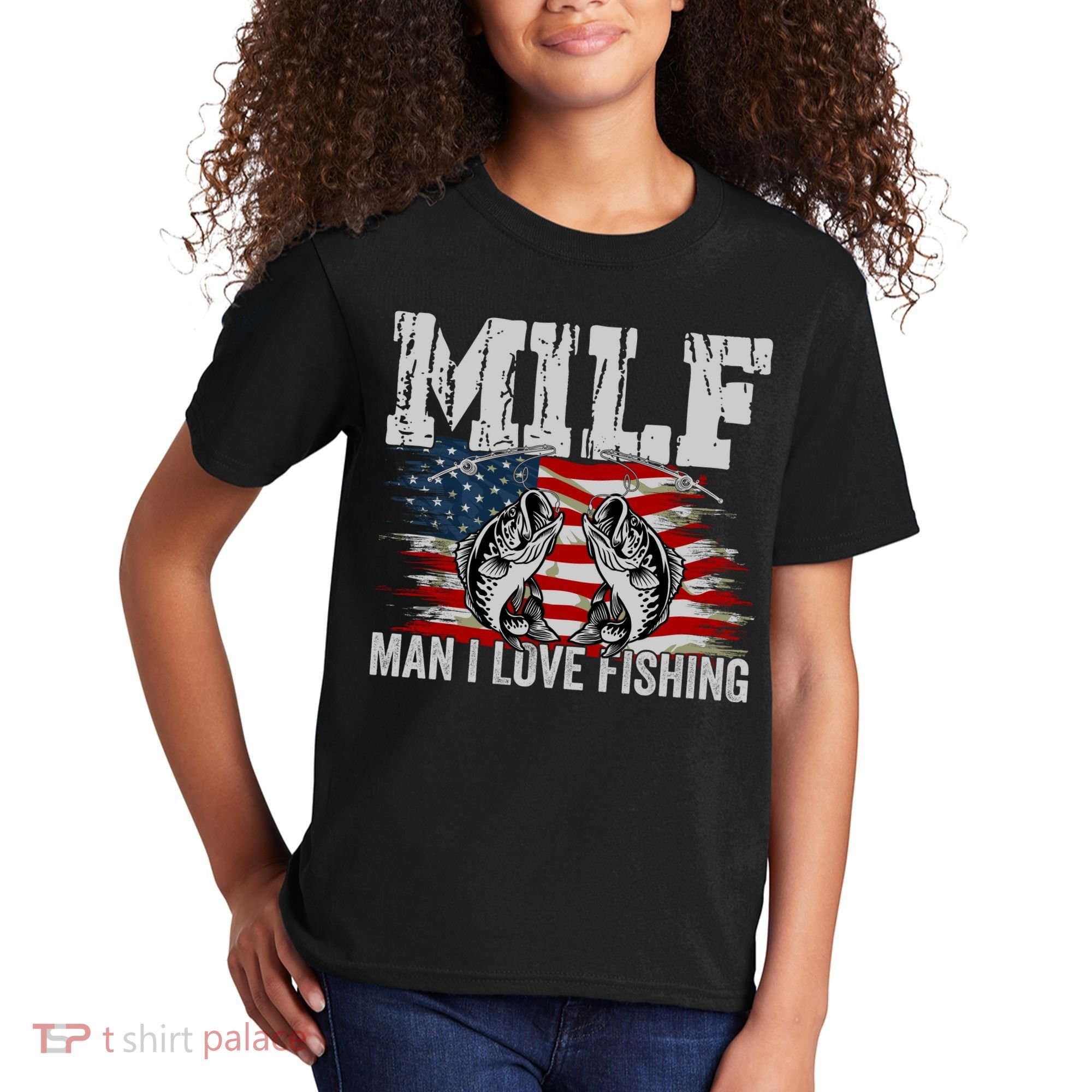 MILF Man I Love Fishing Kids T-Shirt