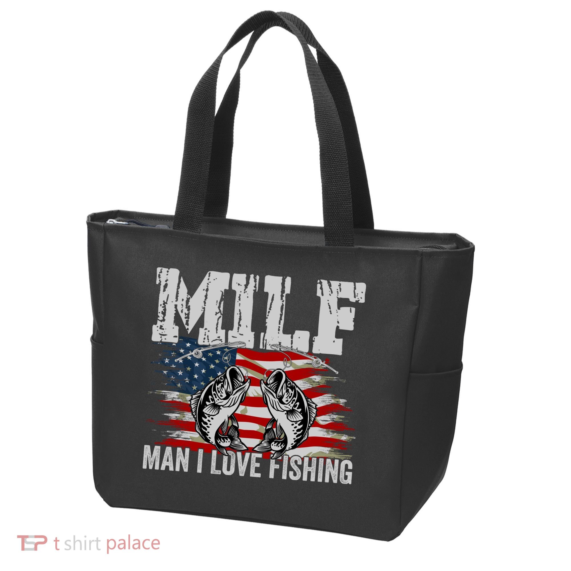 MILF Man I Love Fishing Tote Bag