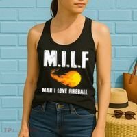 Man M I L F I Love F.I.R.E.B.Al.L Women's Tank Top thumb 2