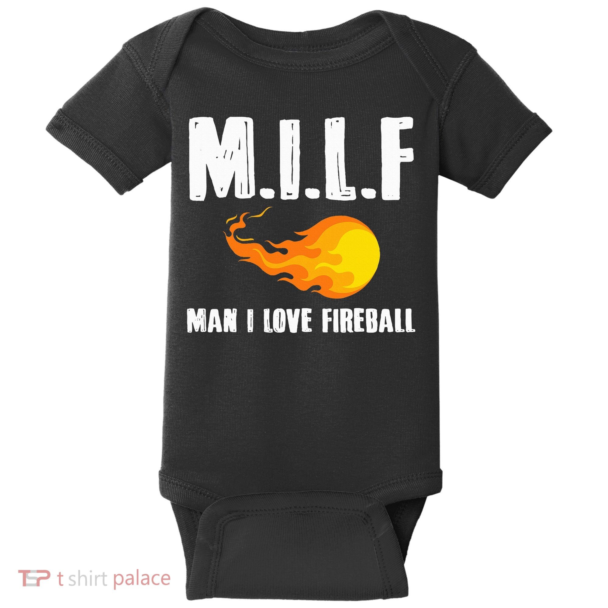 Man M I L F I Love F.I.R.E.B.Al.L Baby Bodysuit