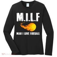 Man M I L F I Love F.I.R.E.B.Al.L Women's Long Sleeve Shirt thumb 0