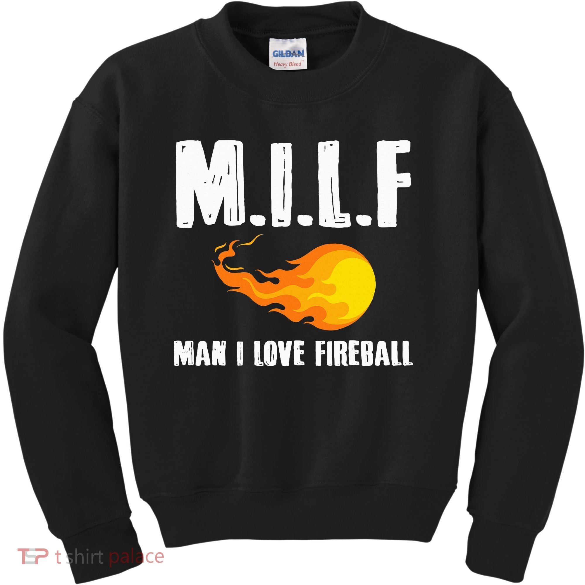 Man M I L F I Love F.I.R.E.B.Al.L Kids Sweatshirt