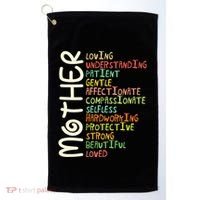 Mother Meaning I Love Mom Golf Towel thumb 0