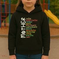 Mother Meaning I Love Mom Kids Hoodie thumb 3