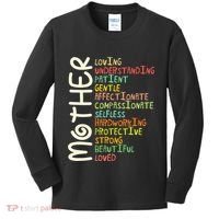 Mother Meaning I Love Mom Kids Long Sleeve Shirt thumb 0