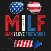 MILF Man I Love Fireworks Funny 4th Of July Gift Women's Hoodie thumb 2