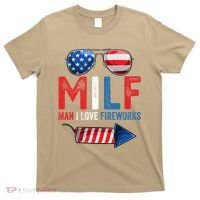 MILF Man I Love Fireworks Funny 4th Of July Gift T-Shirt thumb 0
