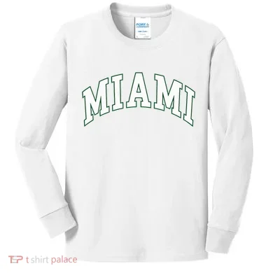 Miami Kids Long Sleeve Shirt