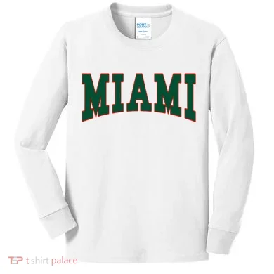Miami Kids Long Sleeve Shirt