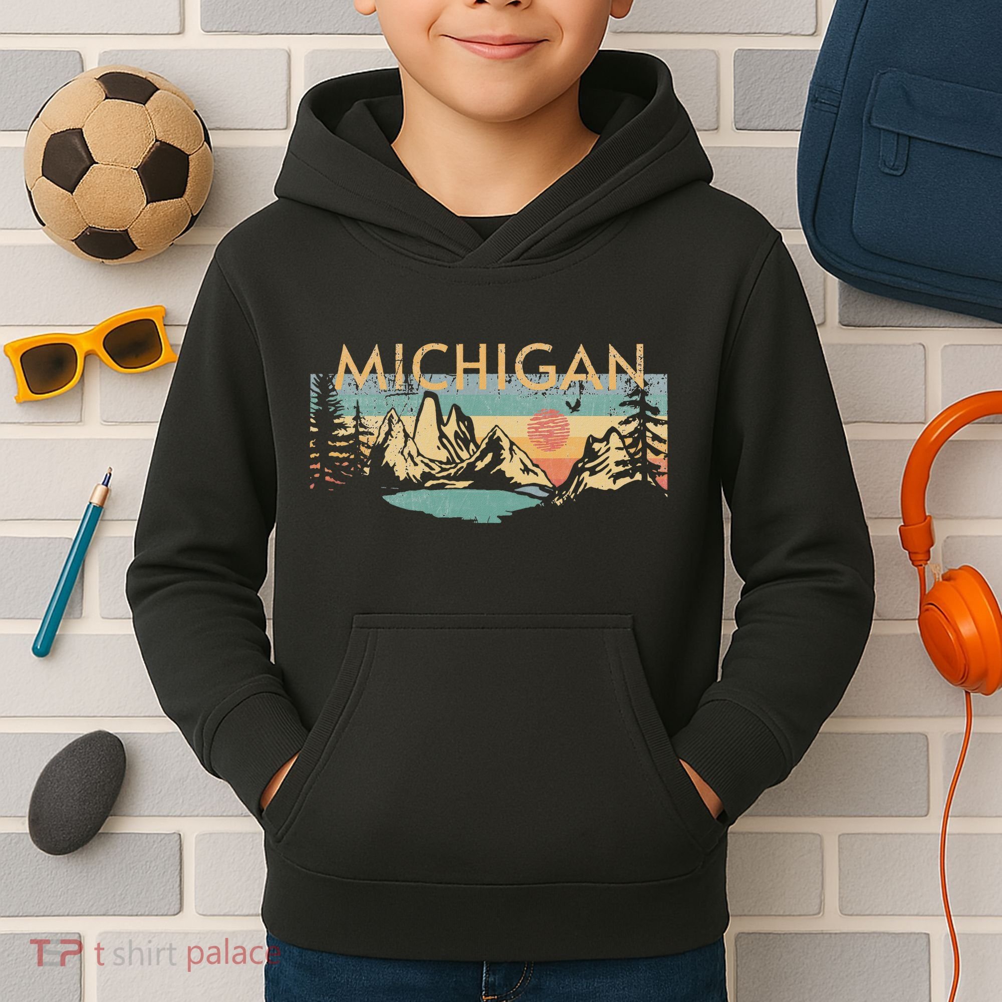 Michigan Kids Hoodie