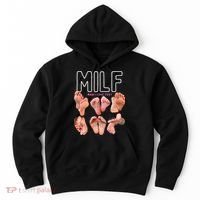 Milf Man I Love Feet Funny Graphic Sarcastic Hoodie thumb 0