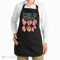 Milf Man I Love Feet Funny Graphic Sarcastic Apron thumb 2