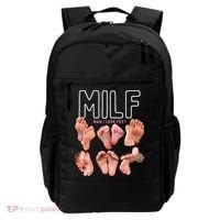 Milf Man I Love Feet Funny Graphic Sarcastic Backpack thumb 0