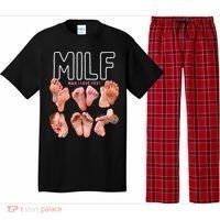 Milf Man I Love Feet Funny Graphic Sarcastic Pajama Set thumb 0