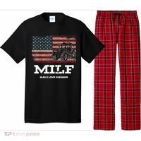 MILF Man I Love Farming Funny Farm Tractor Lover Pajama Set thumb 0