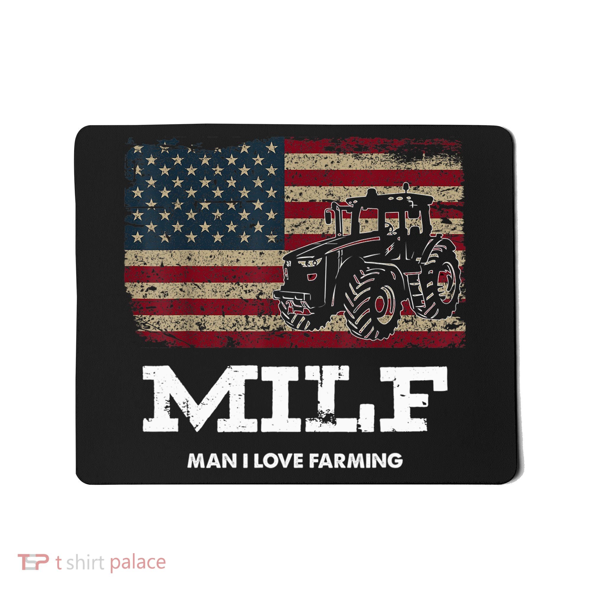 MILF Man I Love Farming Funny Farm Tractor Lover Mousepad