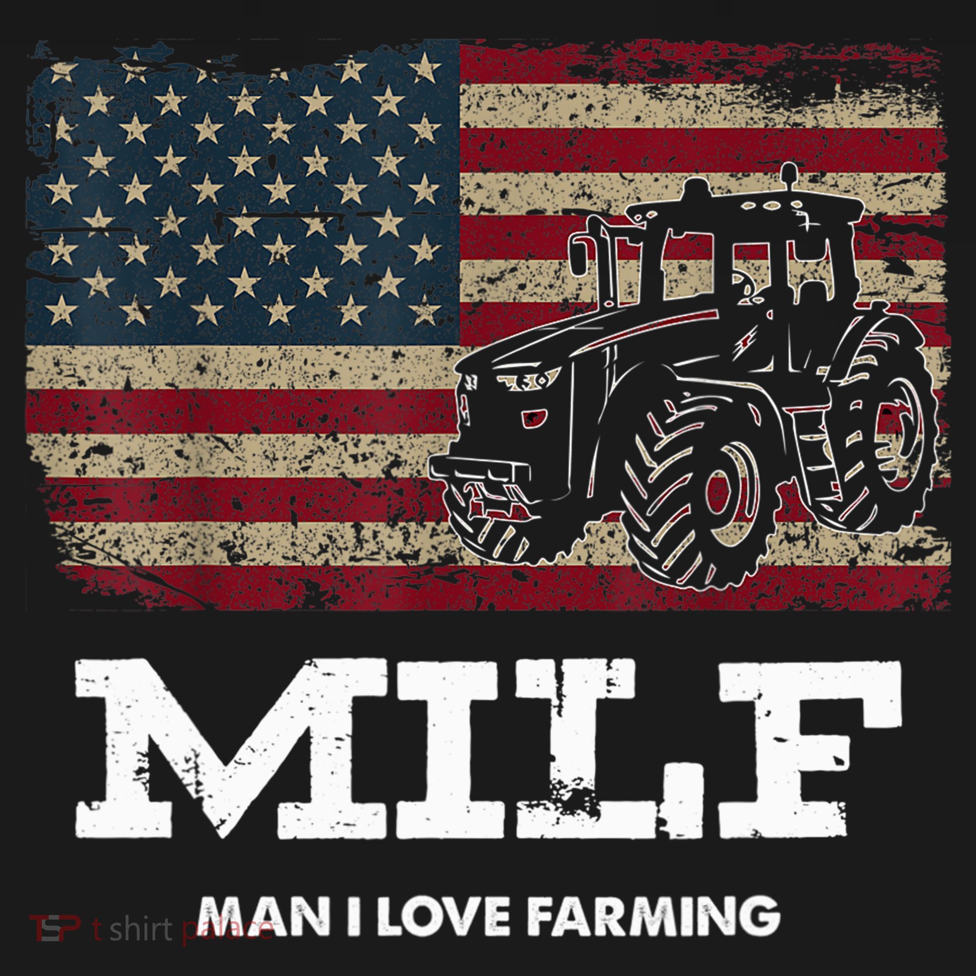 MILF Man I Love Farming Funny Farm Tractor Lover Women's Tank Top