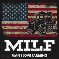 MILF Man I Love Farming Funny Farm Tractor Lover Women's V-Neck T-Shirt thumb 4