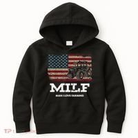 MILF Man I Love Farming Funny Farm Tractor Lover Kids Hoodie thumb 0