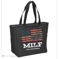 MILF Man I Love Farming Funny Farm Tractor Lover Tote Bag thumb 2
