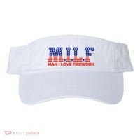 Milf Man I Love Fireworks Funny American 4th Of July Visor thumb 0