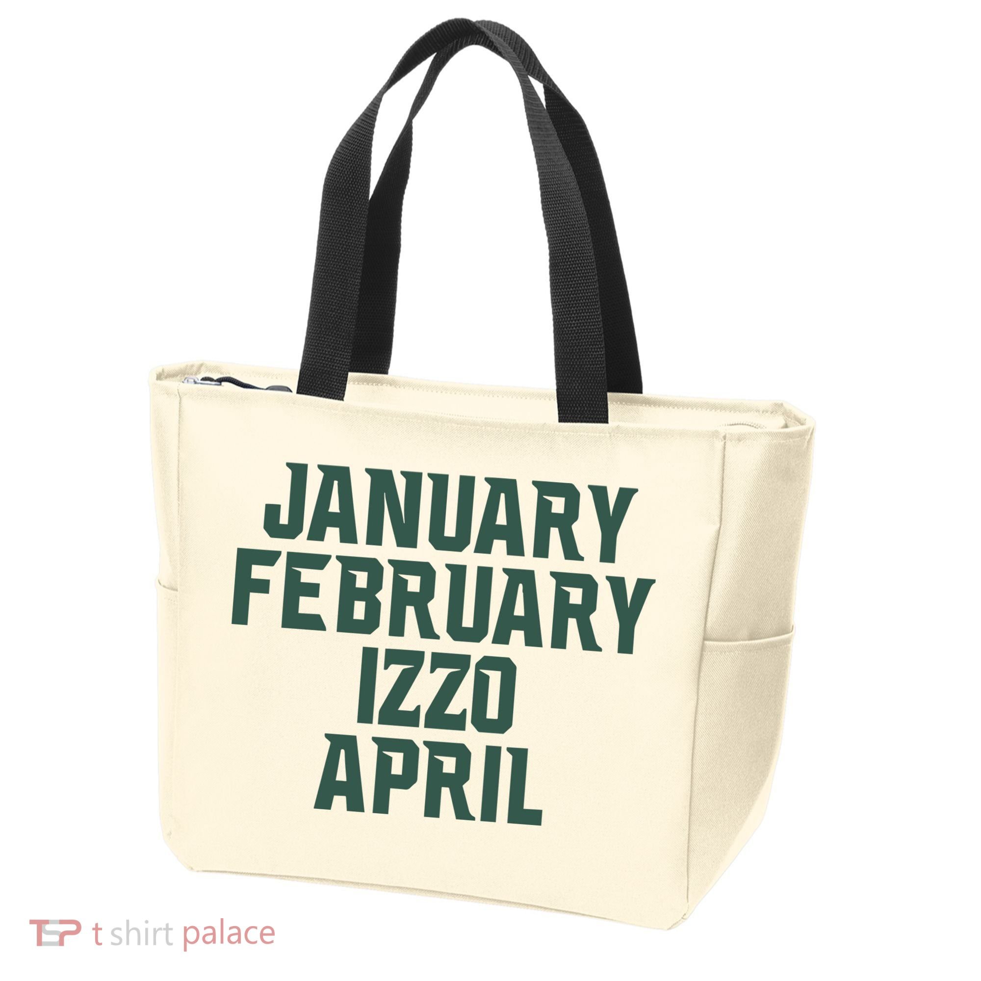 Ms Months January February Izzo April Tote Bag