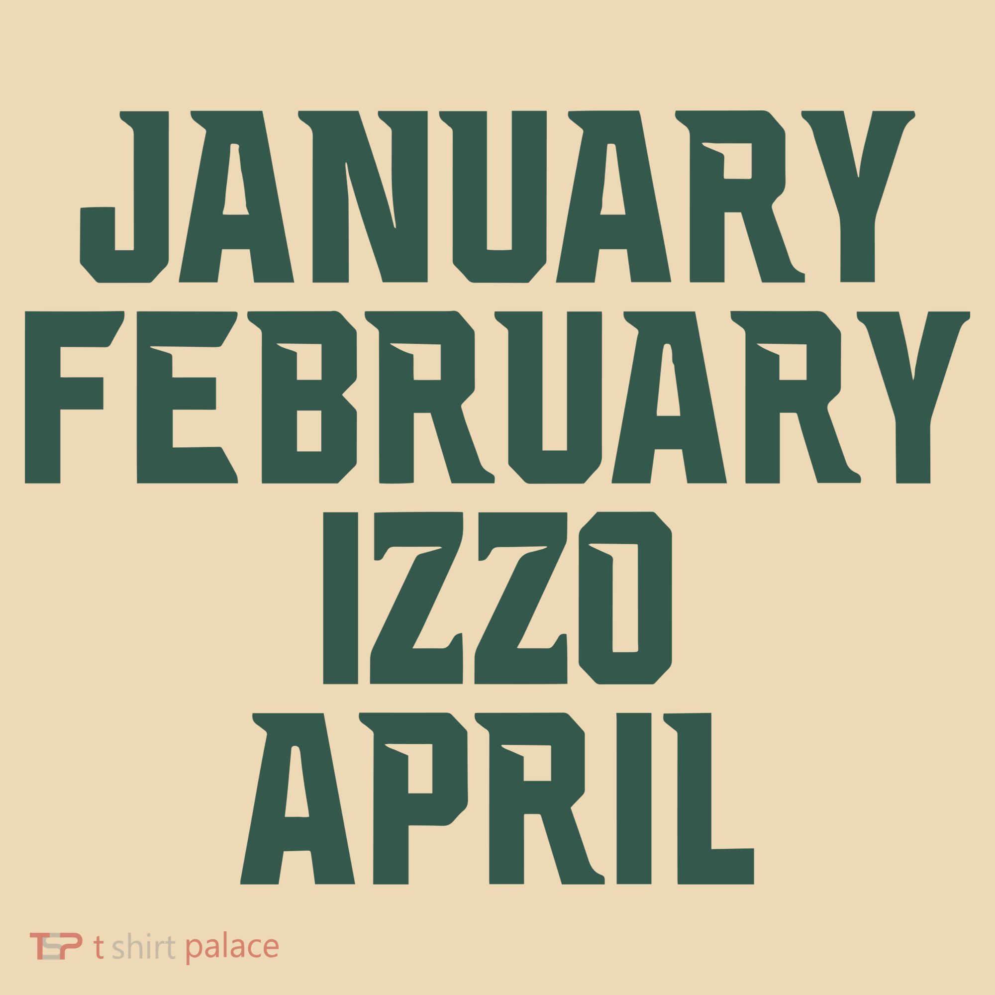 Ms Months January February Izzo April Tote Bag