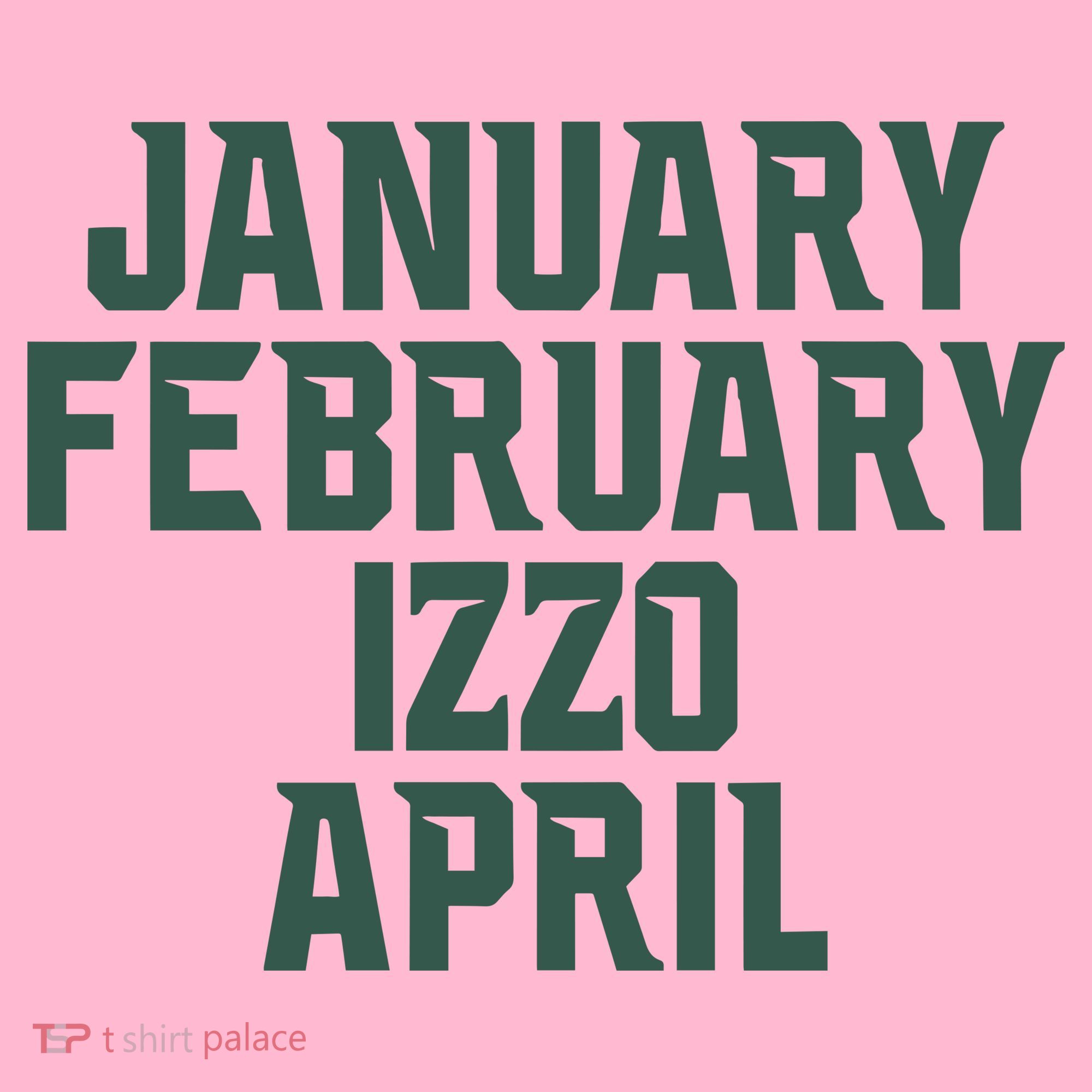 Ms Months January February Izzo April Coaster