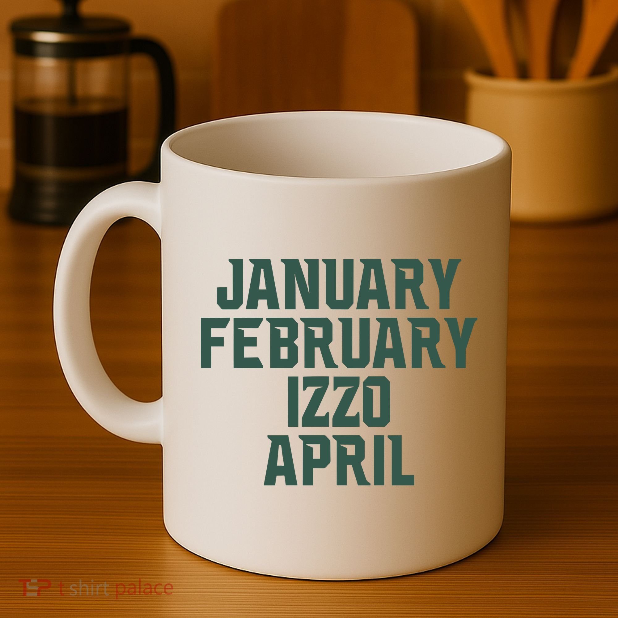 Ms Months January February Izzo April Coffee Mug