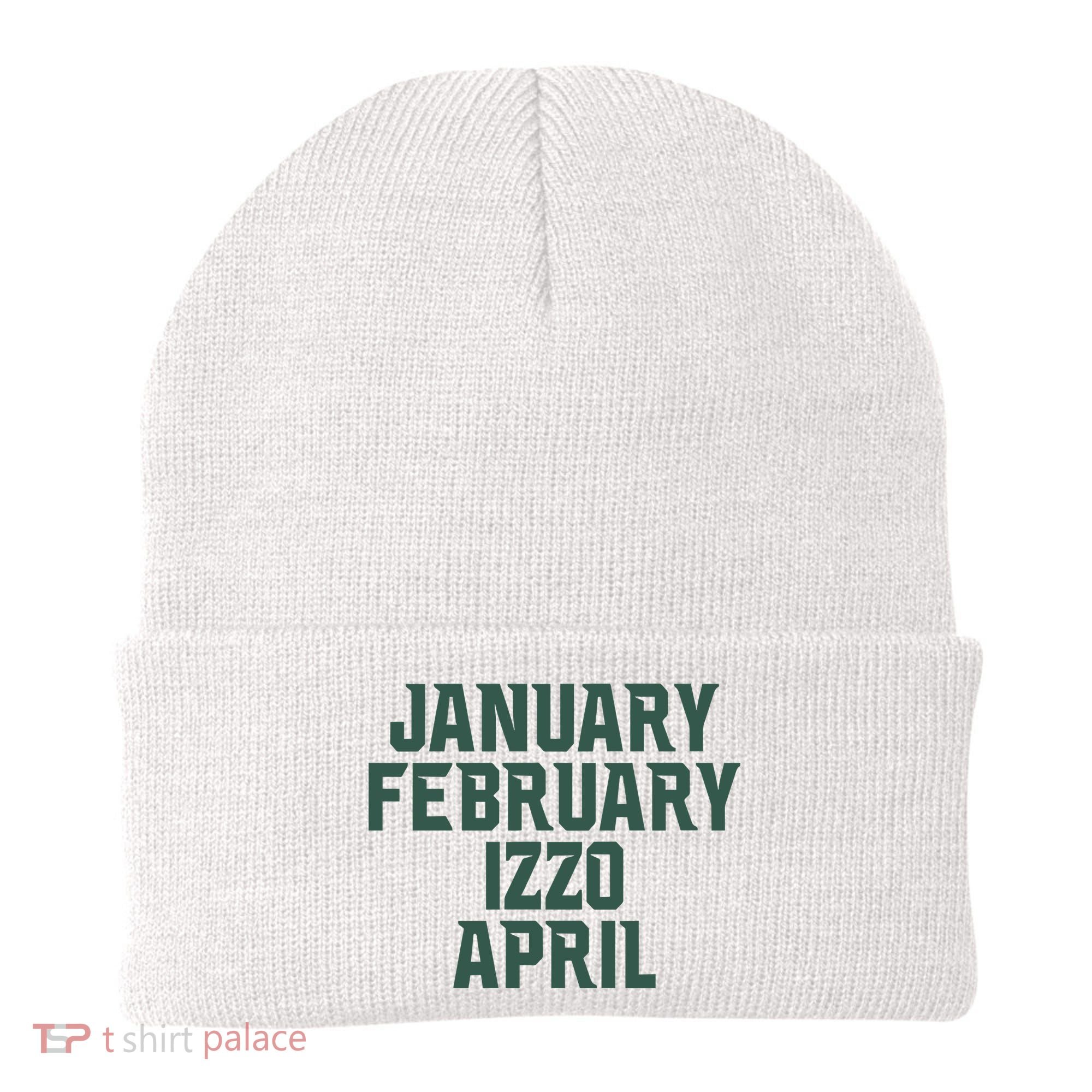 Ms Months January February Izzo April Beanie