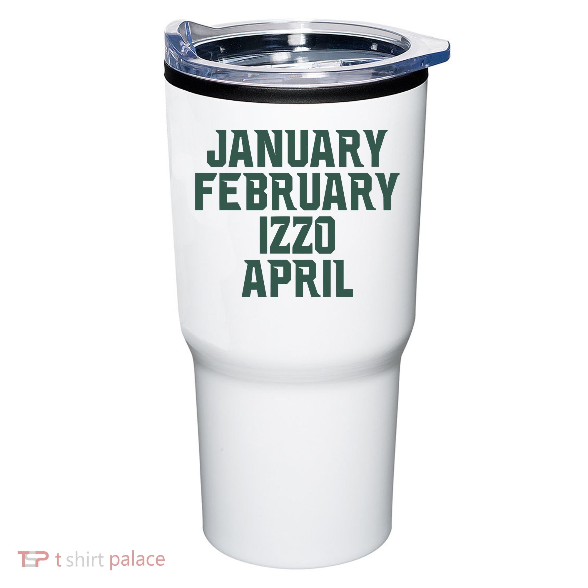 Ms Months January February Izzo April Tumbler