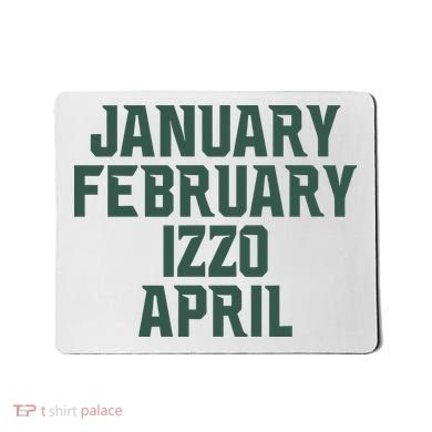 Ms Months January February Izzo April Mousepad