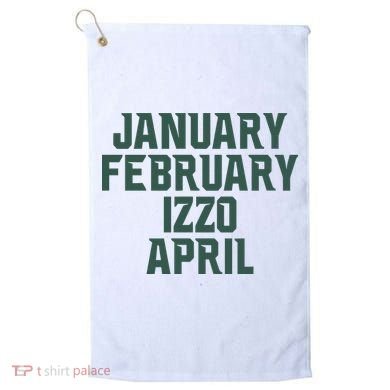 Ms Months January February Izzo April Golf Towel