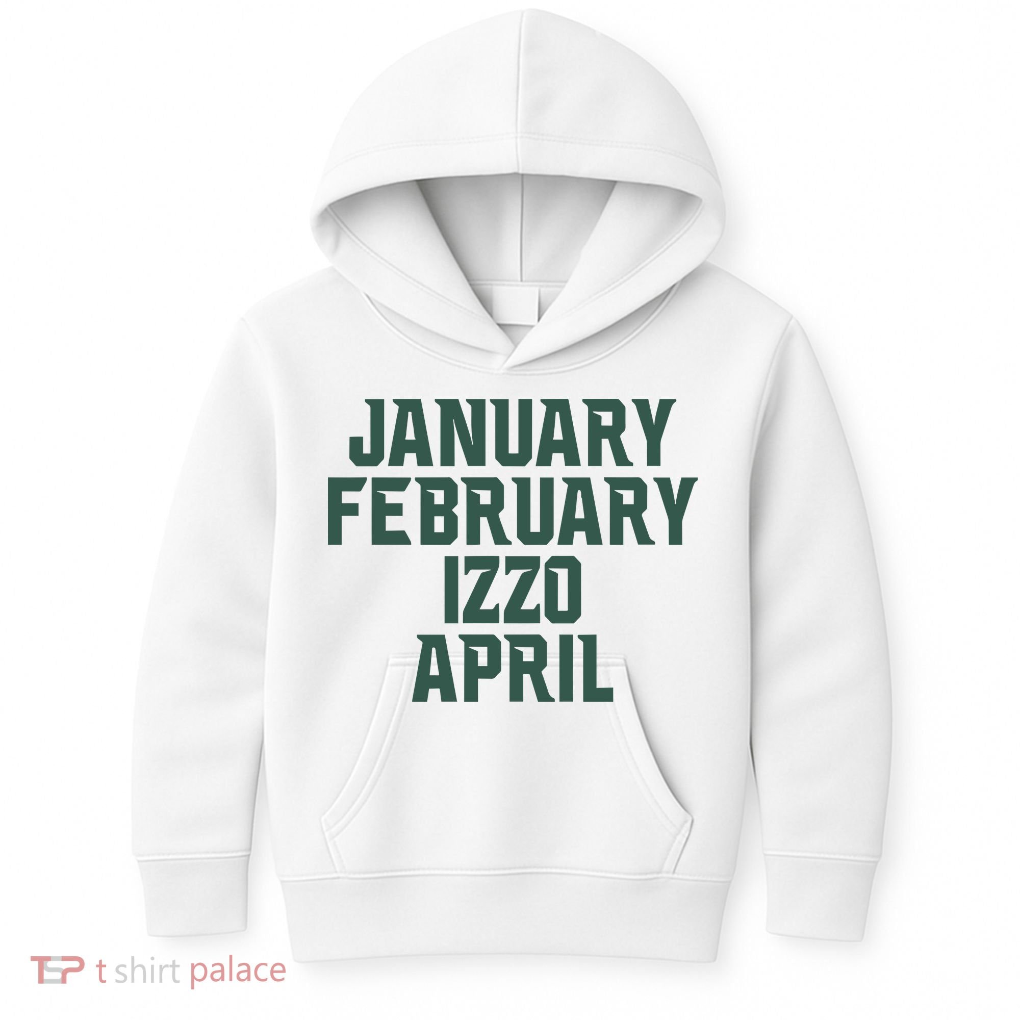 Ms Months January February Izzo April Kids Hoodie
