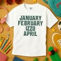 Ms Months January February Izzo April Kids T-Shirt thumb 3