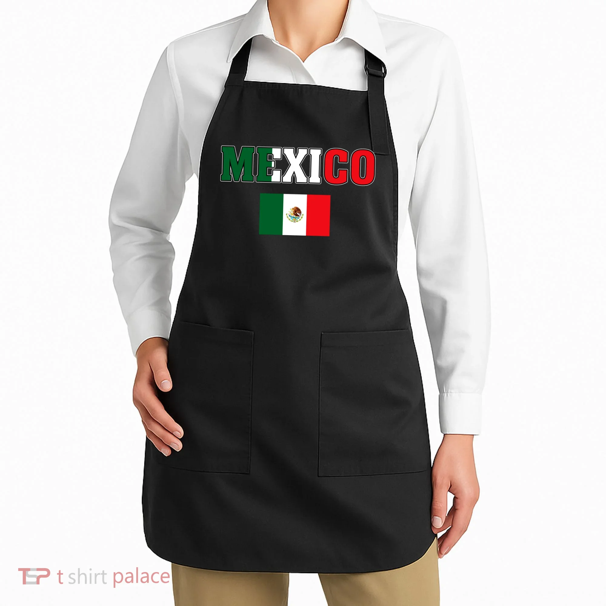 Mexico Mexican Jersey Flag Apron
