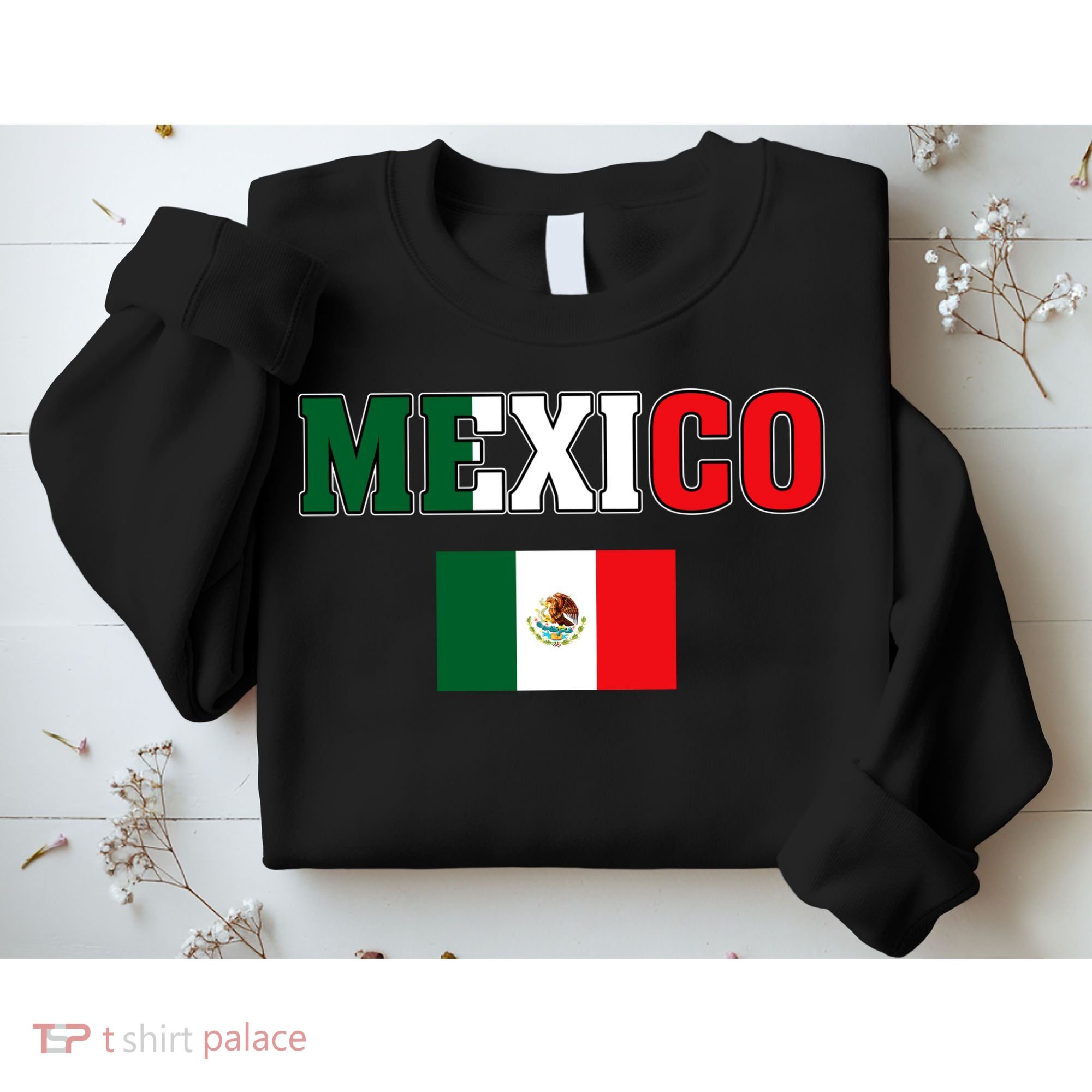 Mexico Mexican Jersey Flag Sweatshirt