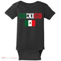 Mexico Mexican Jersey Flag Baby Bodysuit thumb 0