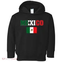 Mexico Mexican Jersey Flag Toddler Hoodie thumb 0